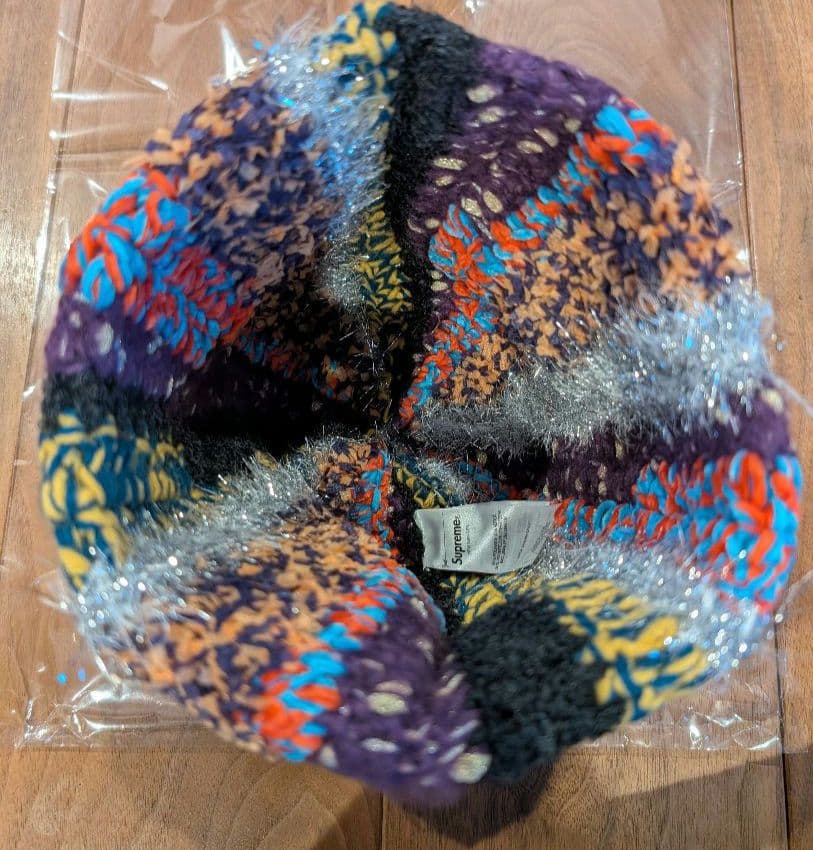Supreme　Tinsel Stripe Beanie