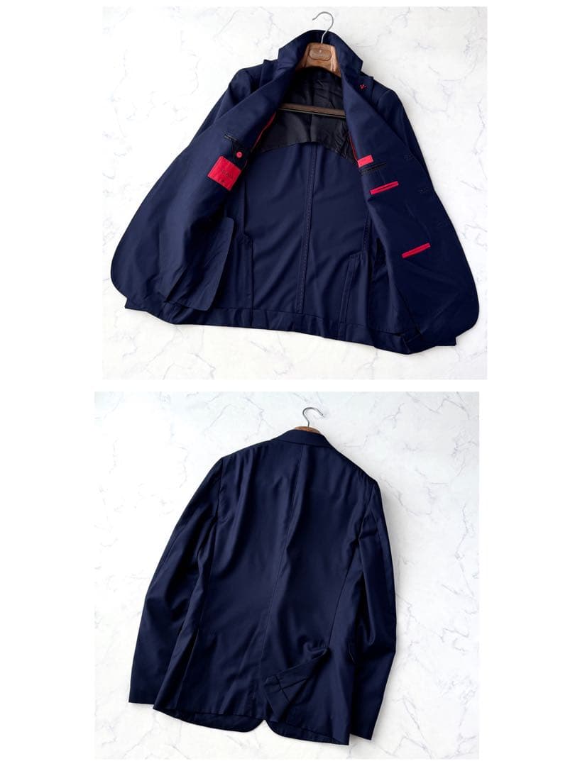 ISAIA イザイア セットアップ スーツ ラペルピン 46 M〜L相当