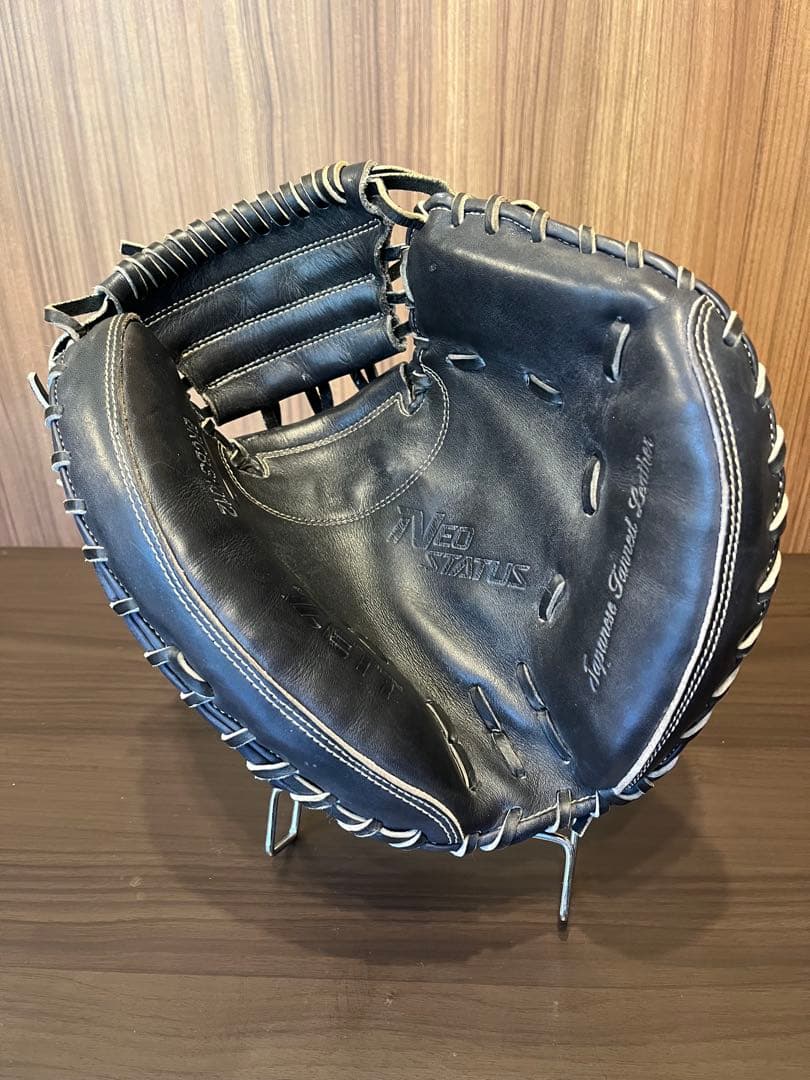 ロビーZETT 軟式キャッチャーミット　Dブルー