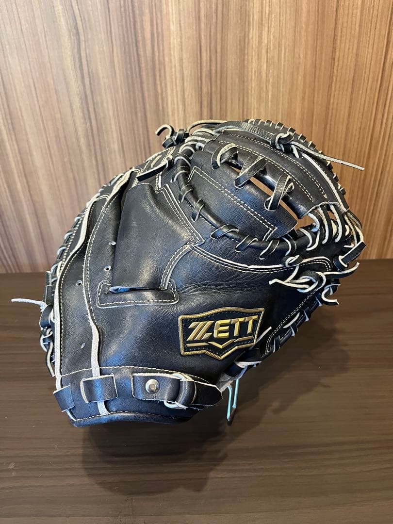 ロビーZETT 軟式キャッチャーミット　Dブルー