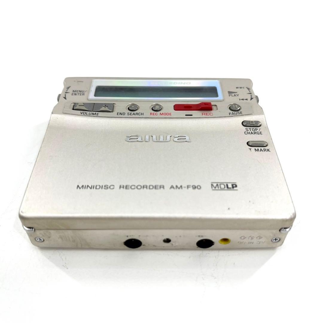 aiwa アイワ MDウォークマン MDレコーダー AM-F90 動作確認済