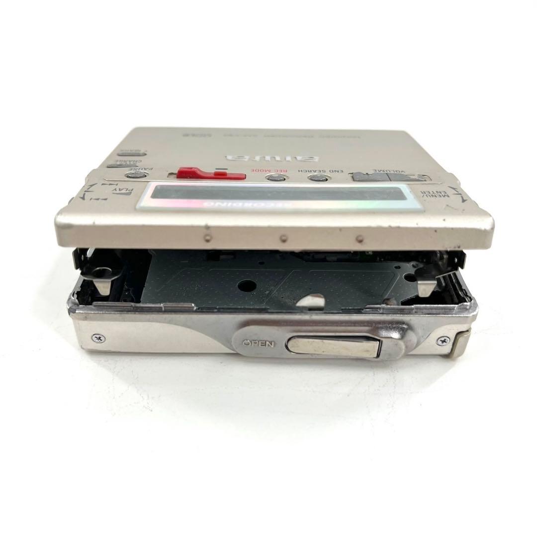 aiwa アイワ MDウォークマン MDレコーダー AM-F90 動作確認済
