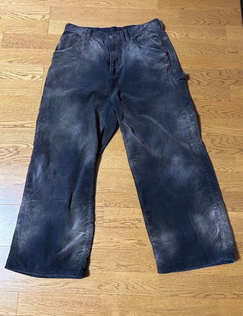 パンツ ANCELLM CORDED VELVETEEN PAINTER PANTS