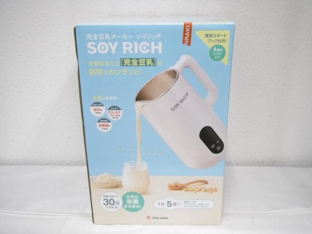 未使用品 SOY RICH ソイリッチ 完全豆乳メーカー SOY-WS01