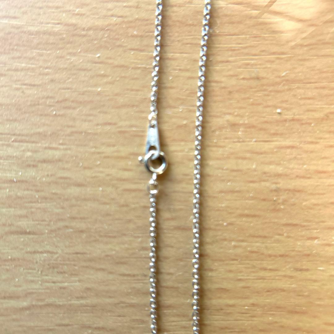 K14ホワイトゴールドネックレス