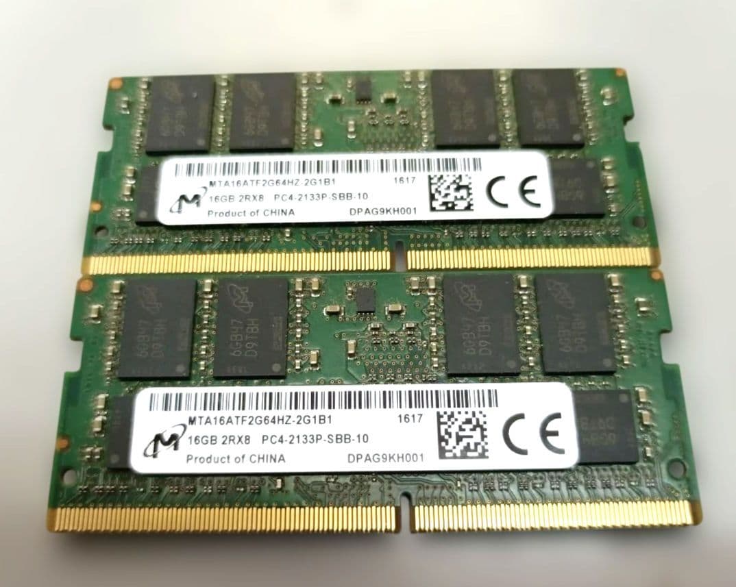 K*o様 PC4-2133P 16GB DDR4 メモリ 2本セット　32GB