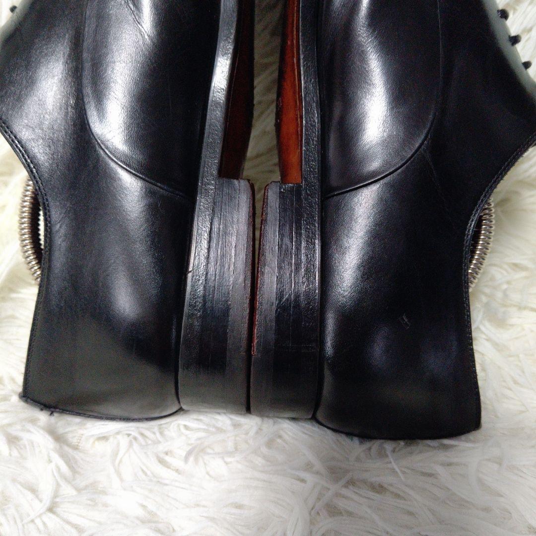 美品 ✨️ MAGNANNI 内羽根 ストレートチップ 41 黒