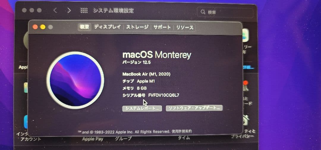 MacBook Air (Retinaディスプレイ, 13-inch, 202…