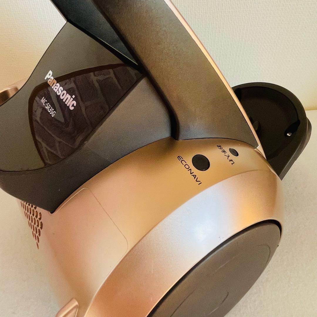 【美品】Panasonic サイクロン掃除機 MC-SR35G 小型軽量静音設計