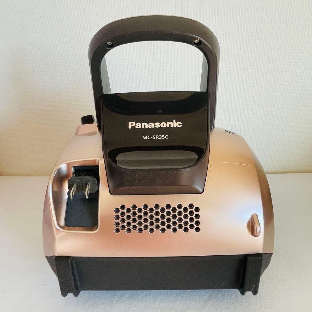 【美品】Panasonic サイクロン掃除機 MC-SR35G 小型軽量静音設計