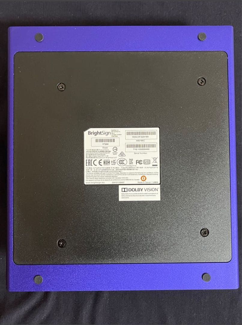 プライスダウン！BrightSignXT244デジタルサイネージプレーヤー4k