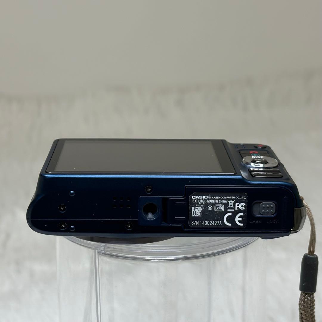 CASIO カメラ　EX-H10 充電器　ブルー　説明書 コンデジ　動作品