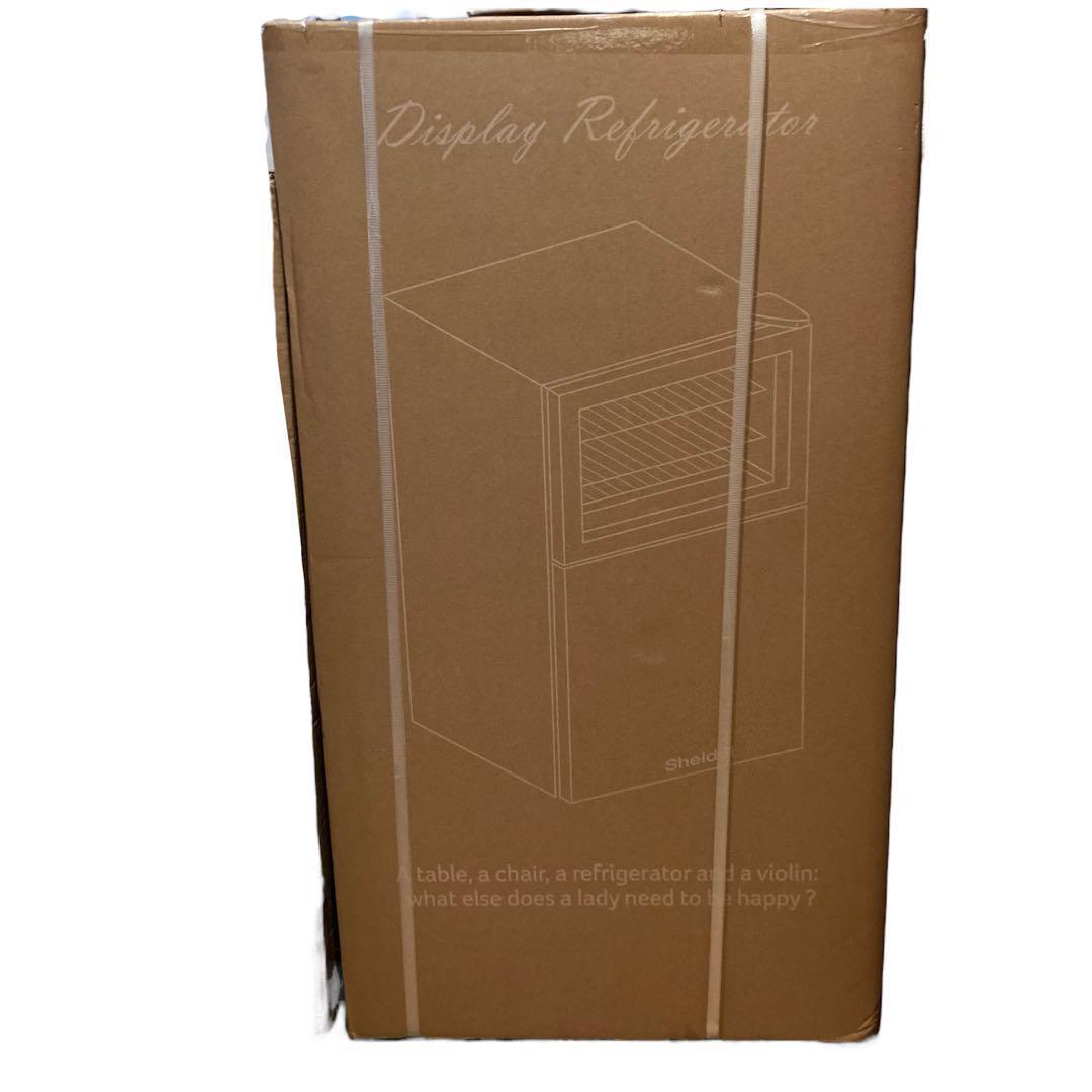 冷蔵庫 2ドア 80L 冷凍庫 透明ガラス 左開き 家庭用 おしゃれ 一人暮らし