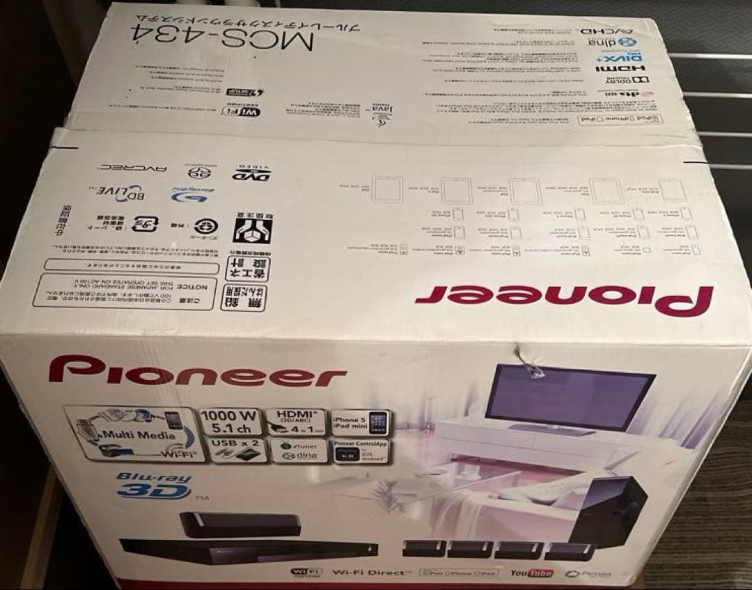 PioneerブルーレイディスクサラウンドシステムMCS-434新品・未使用