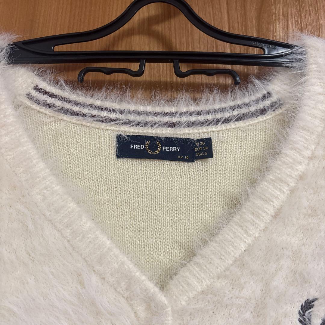 FRED PERRY × Ray BEAMS シャギーニット