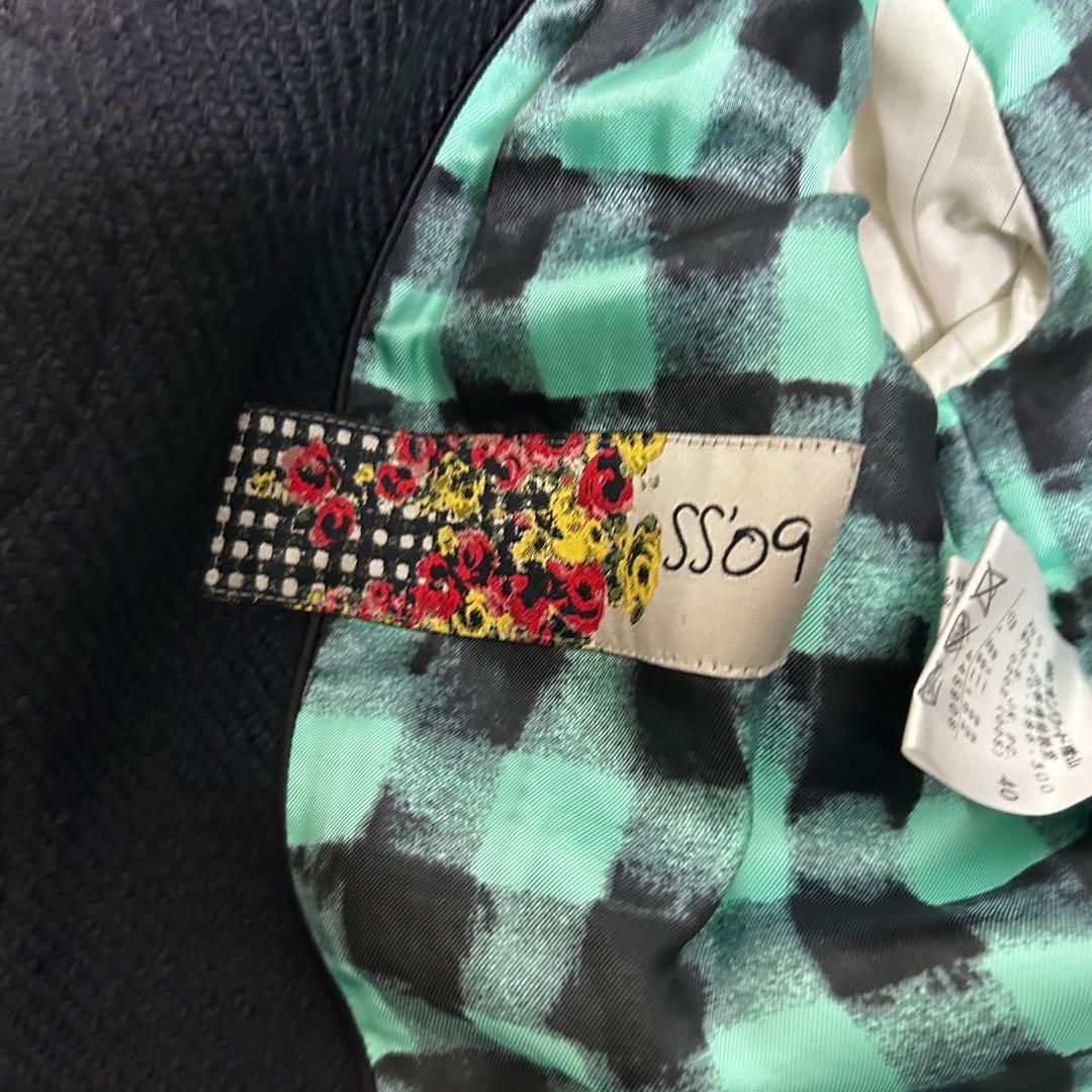 極美品　PaulSmith 変形　ノーカラージャケット　ナポレオン　スパンコール