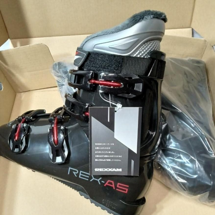【2026】レクザムスキーブーツ REX A5 ブラック（30.0 ㎝）