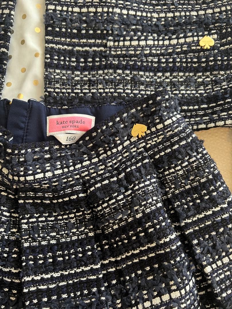 kate spade newyork ツイードセット160