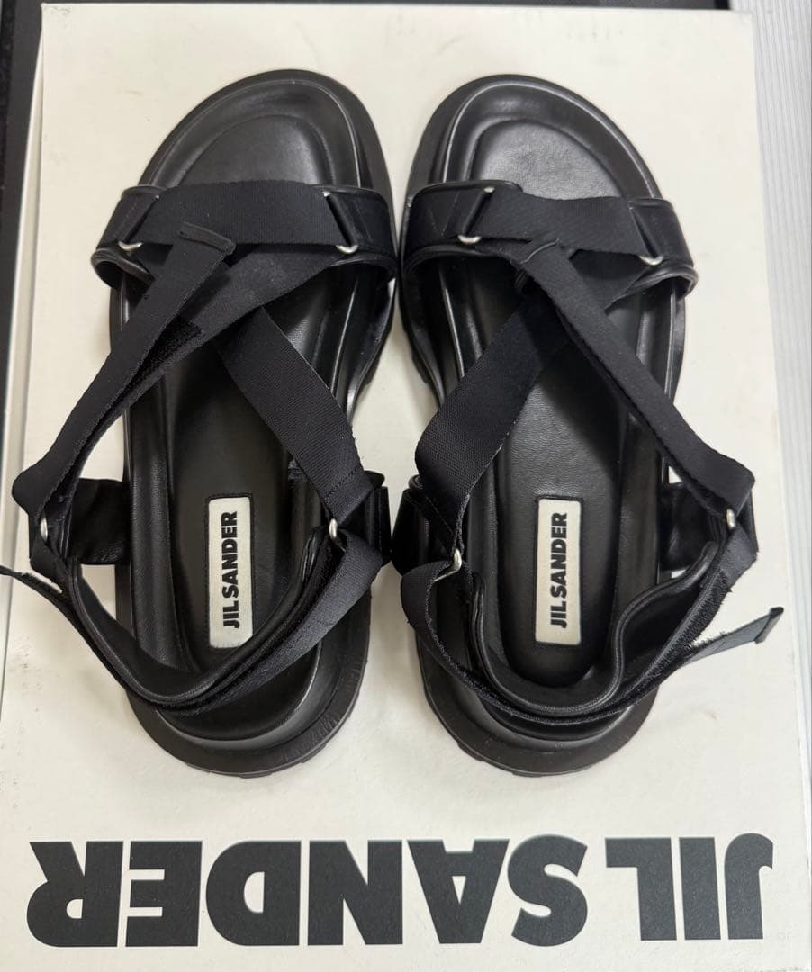 konyan77様用JIL SANDER サンダル　41 ブラック