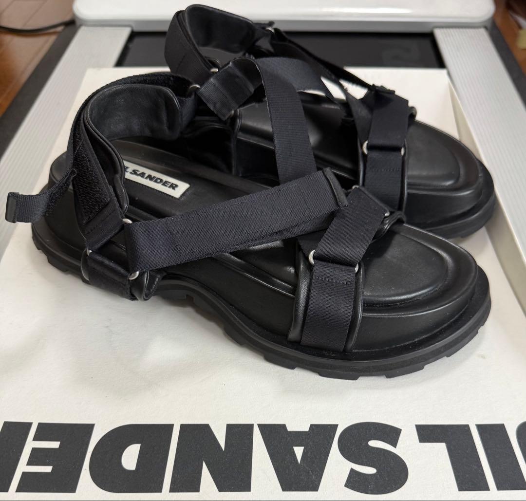 konyan77様用JIL SANDER サンダル　41 ブラック