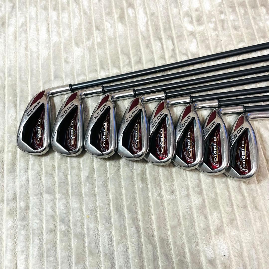 良品 キャロウェイ ディアブロ エッジ アイアンセット 右打ち8本 メンズ