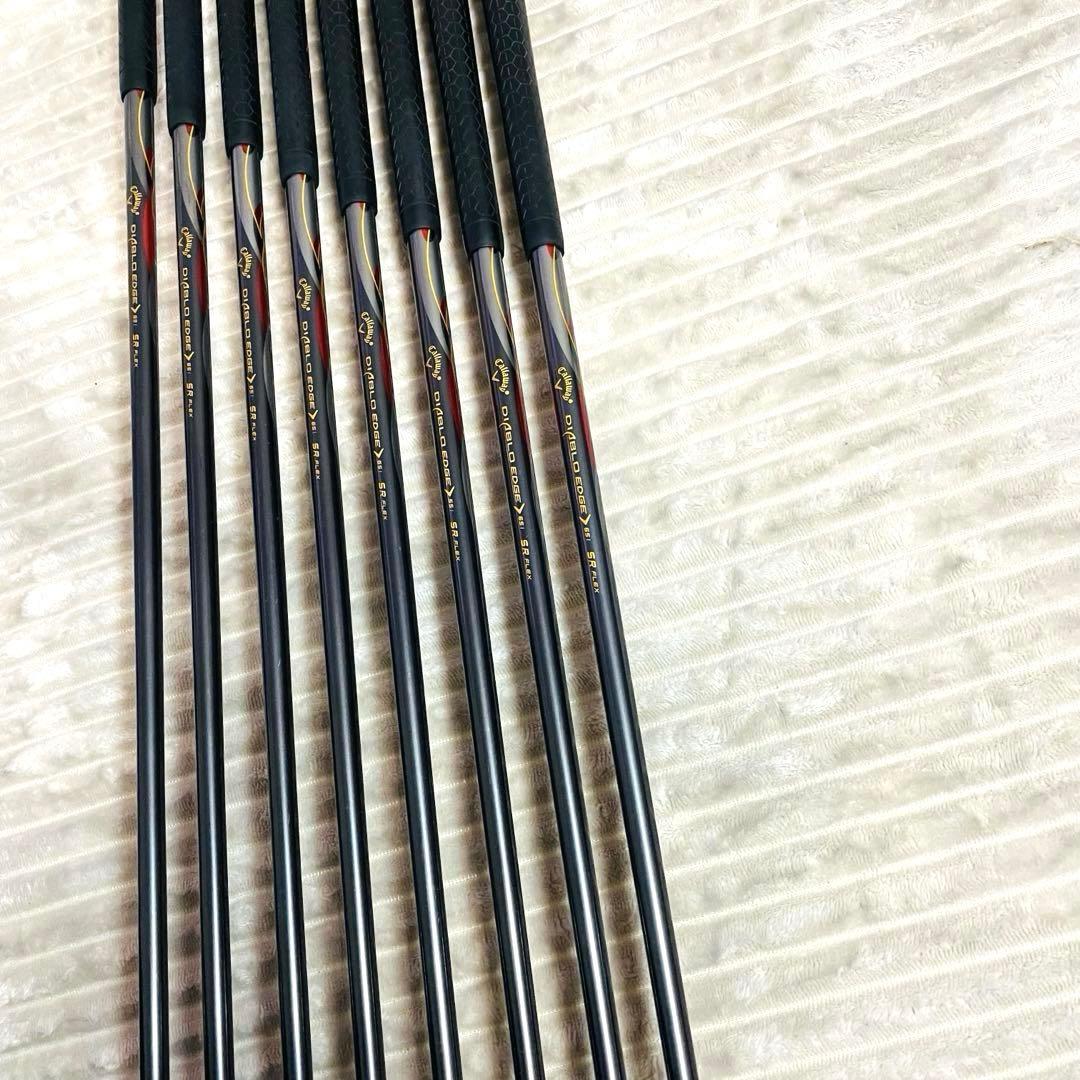 良品 キャロウェイ ディアブロ エッジ アイアンセット 右打ち8本 メンズ