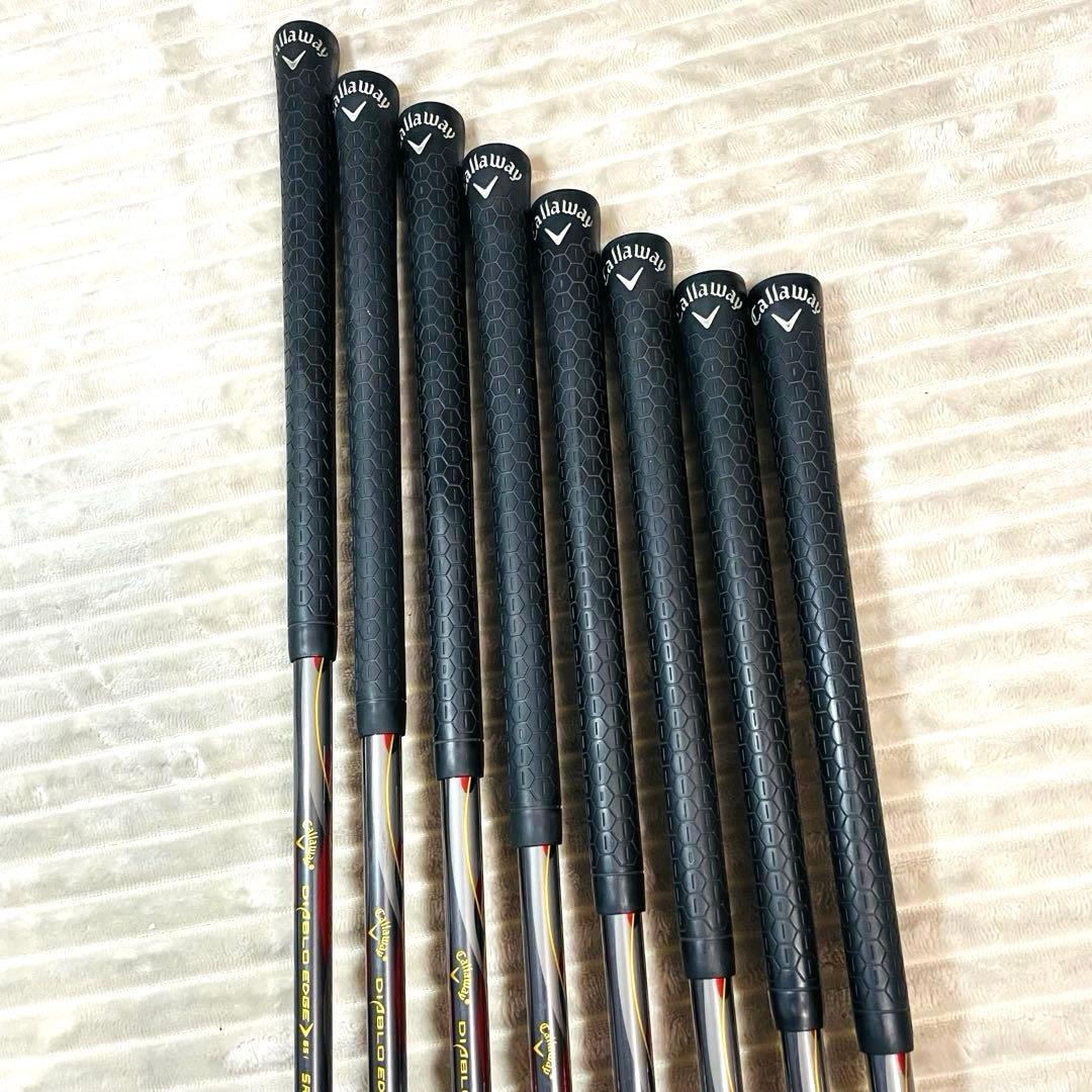 良品 キャロウェイ ディアブロ エッジ アイアンセット 右打ち8本 メンズ