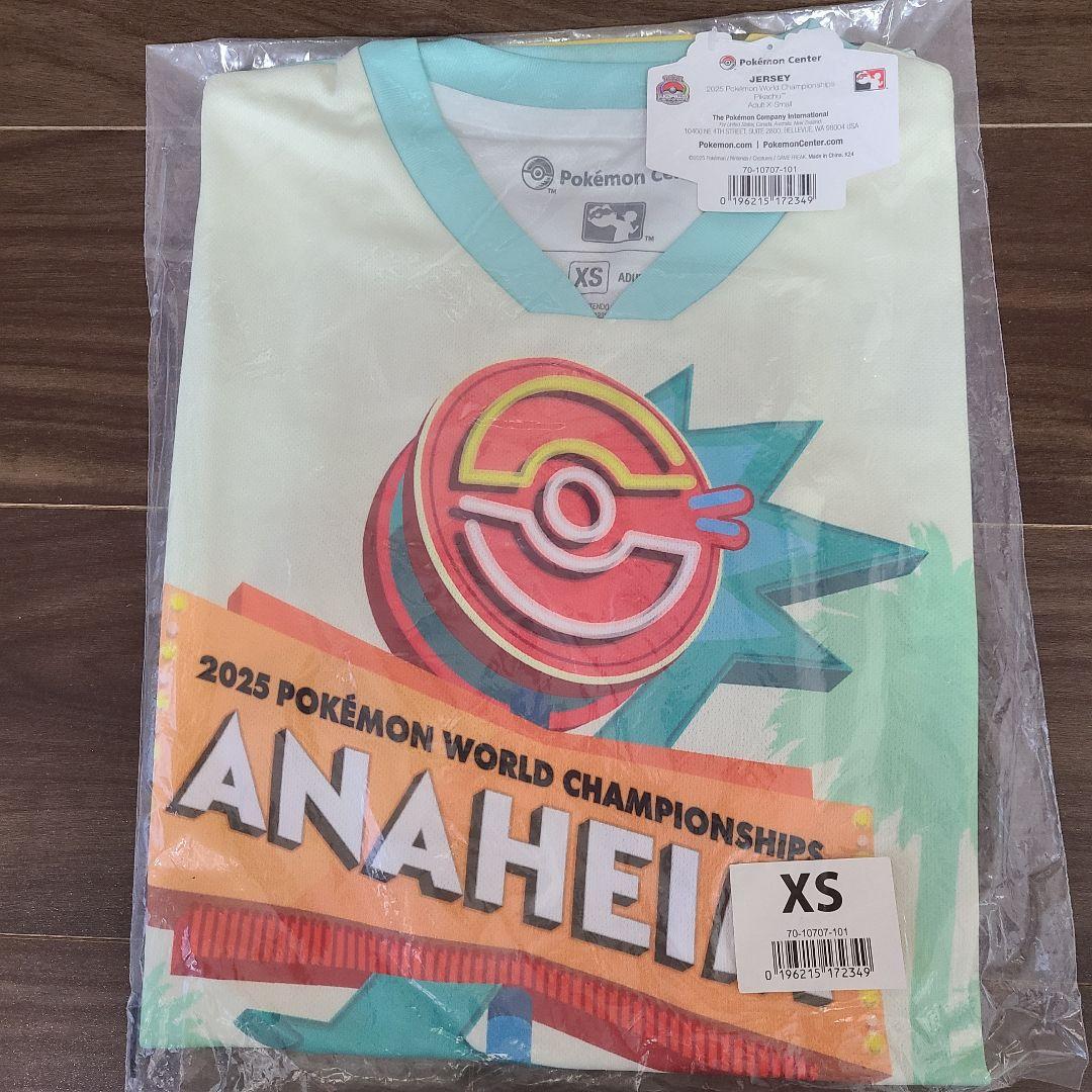 WCS2025 Tシャツ ジャージ XSサイズ　アナハイム ポケモン