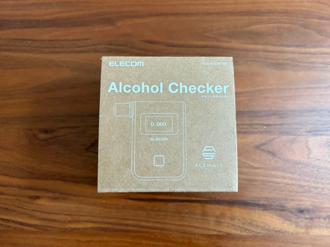 ELECOM エレコム アルコールチェッカー 収納袋付 HCS-AC01BTWH