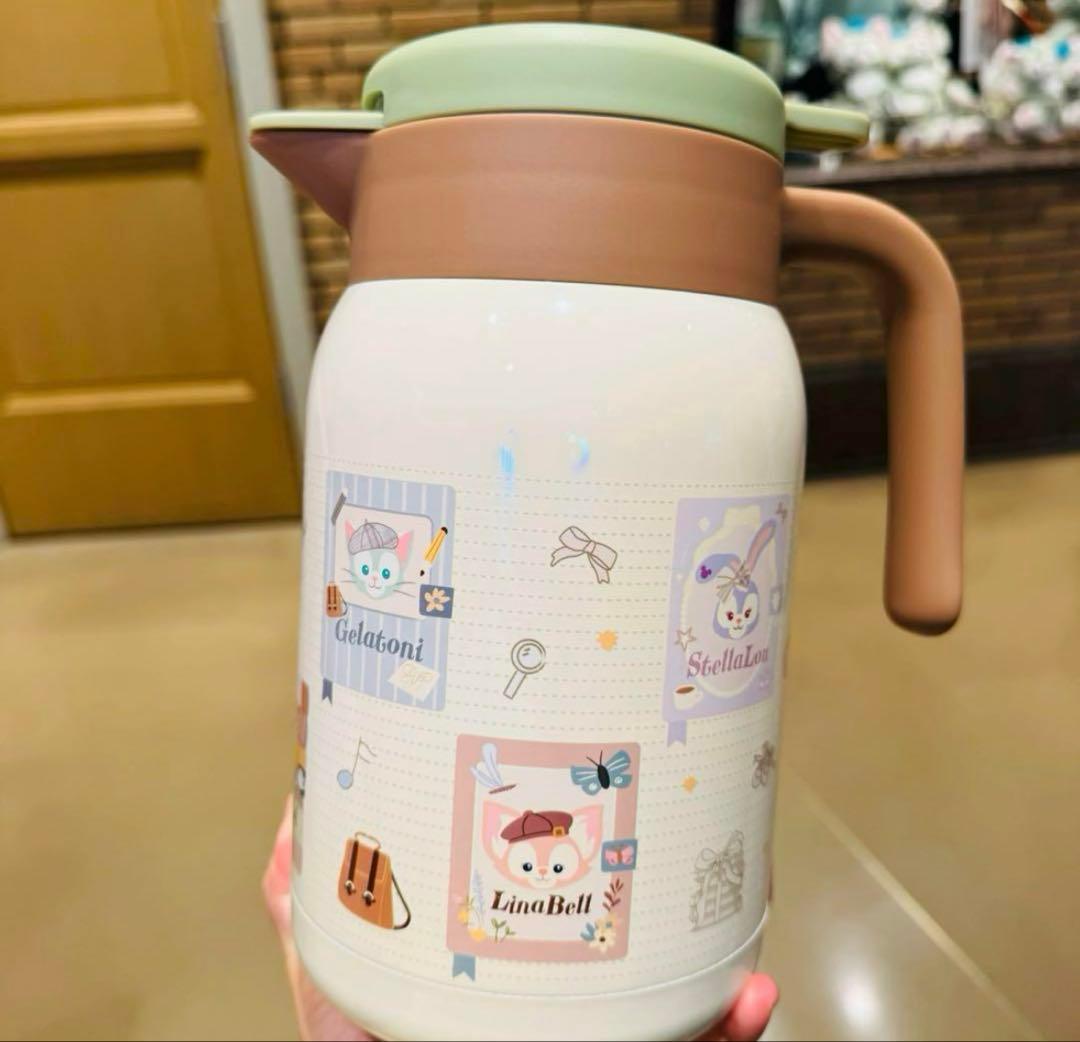 上海ディズニースクール　ダッフィーフレンズ ステンレスボルト ポット1500ml