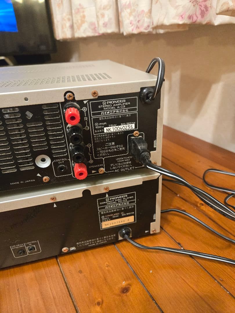 【動作確認済】Pioneer A-C3, PD-C3 シルバー コンポ