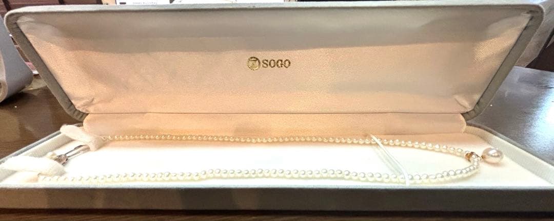 そごう　本真珠　ネックレス　美品