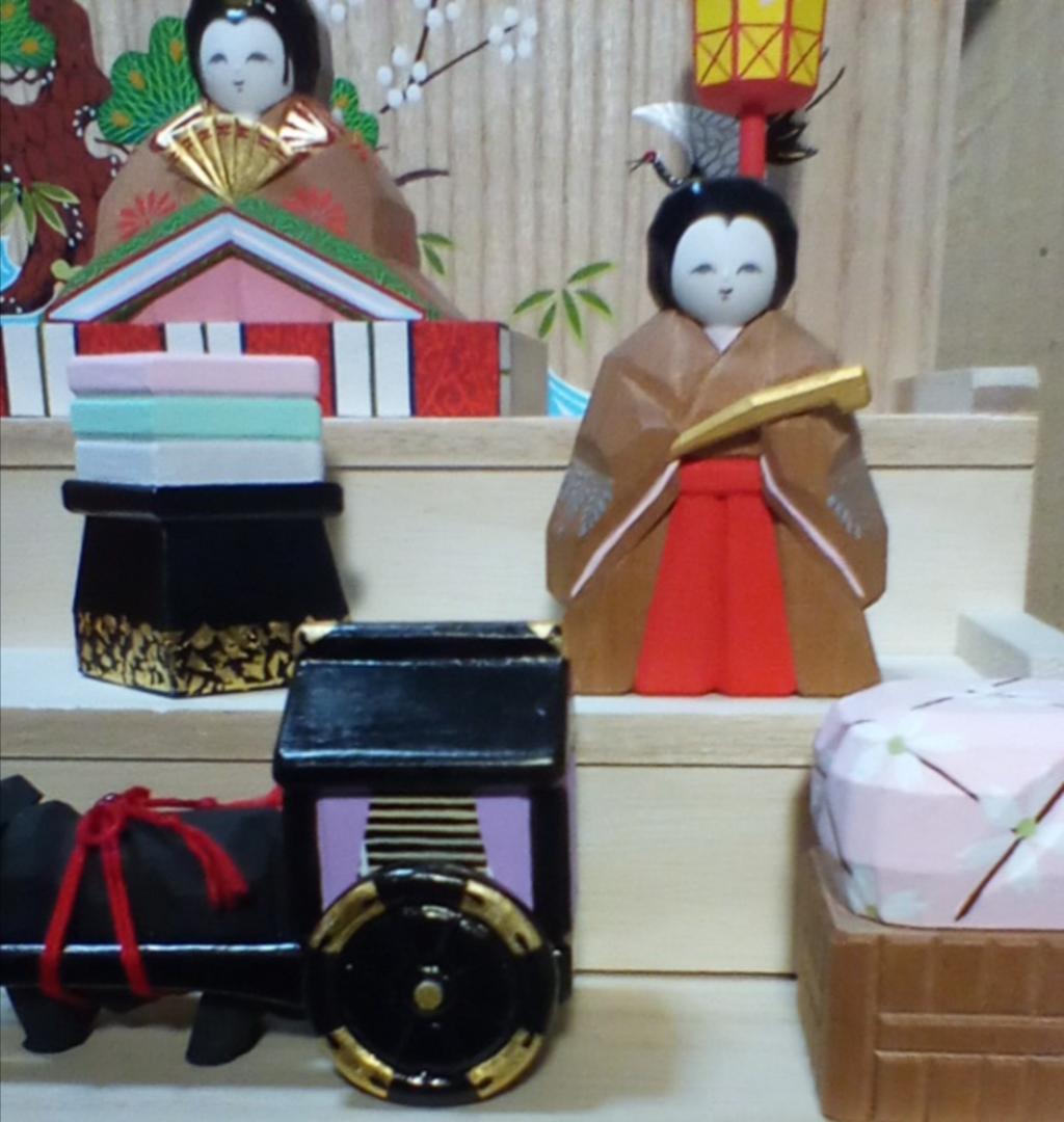 段雛(新品)　奈良一刀彫　特価(今年最終)
