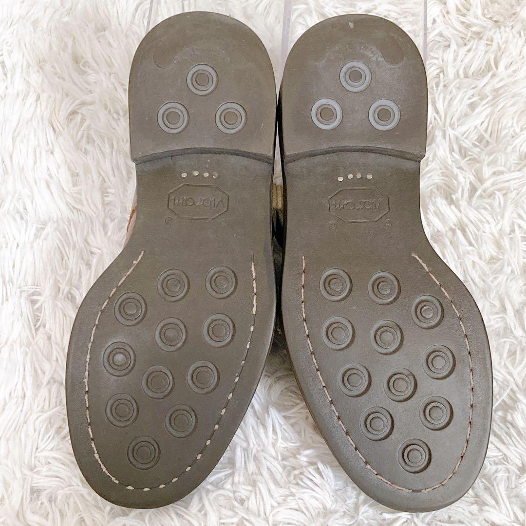 【希少】Hender Scheme ダブルモンク　ビブラムソール　シボ革