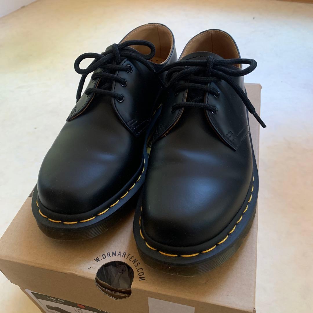 ドクターマーチン　ブラックローファー　24センチ