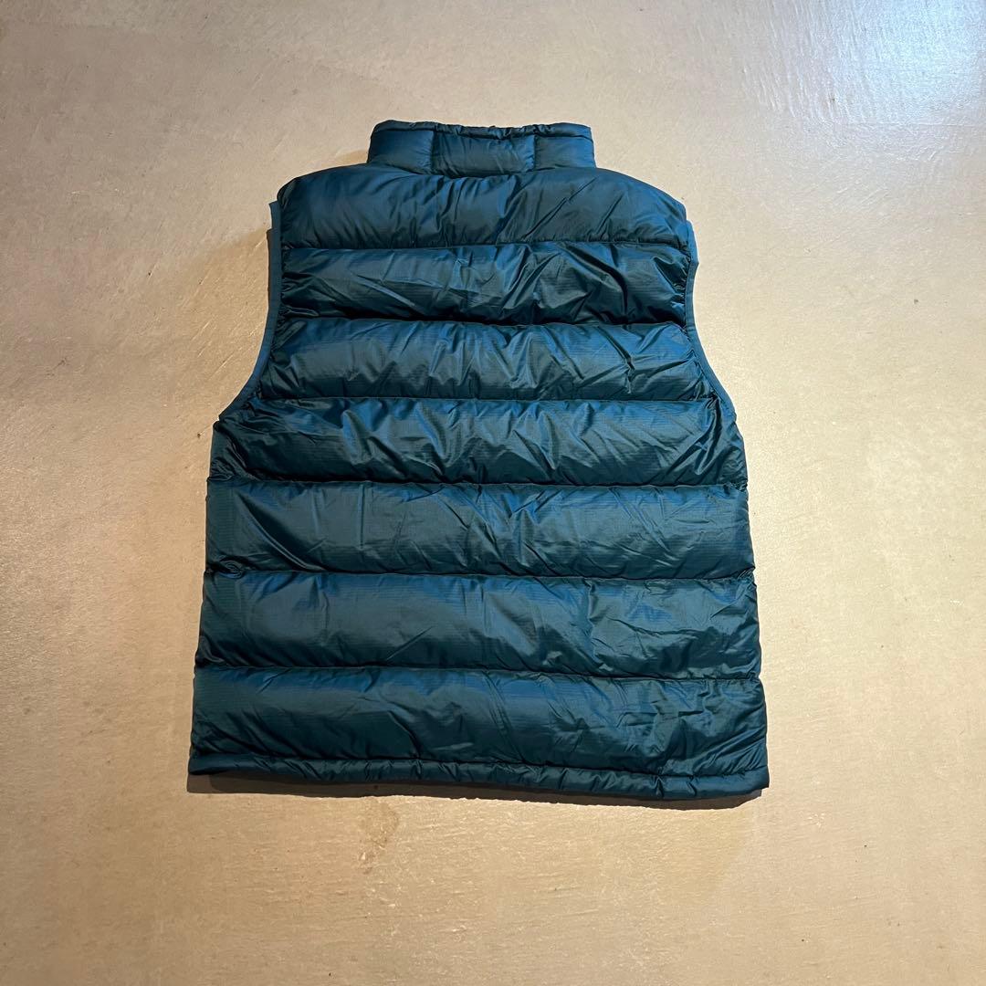 【希少カラー❗️】今期トレンド！mont-bell ダウンベスト　ブルー　S
