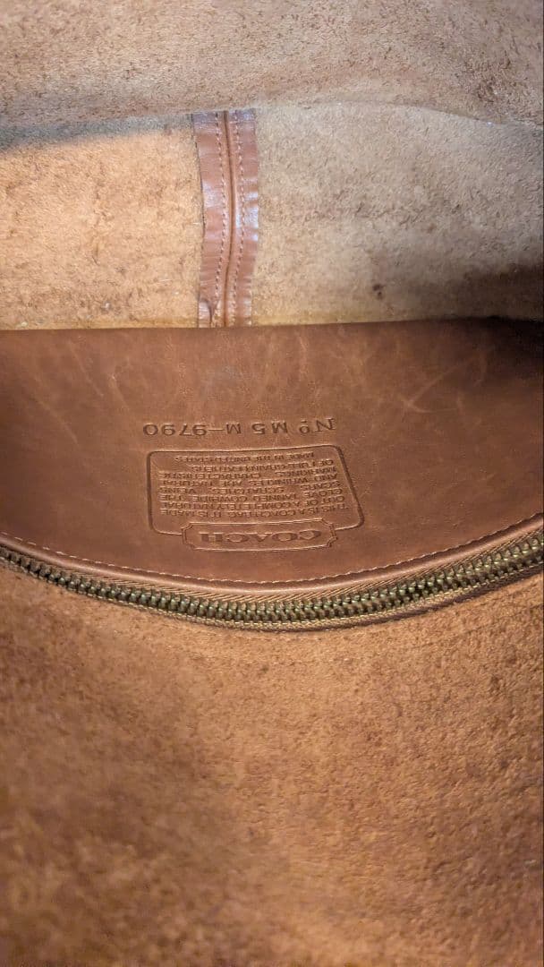 USA製　オールドコーチ　キャメル