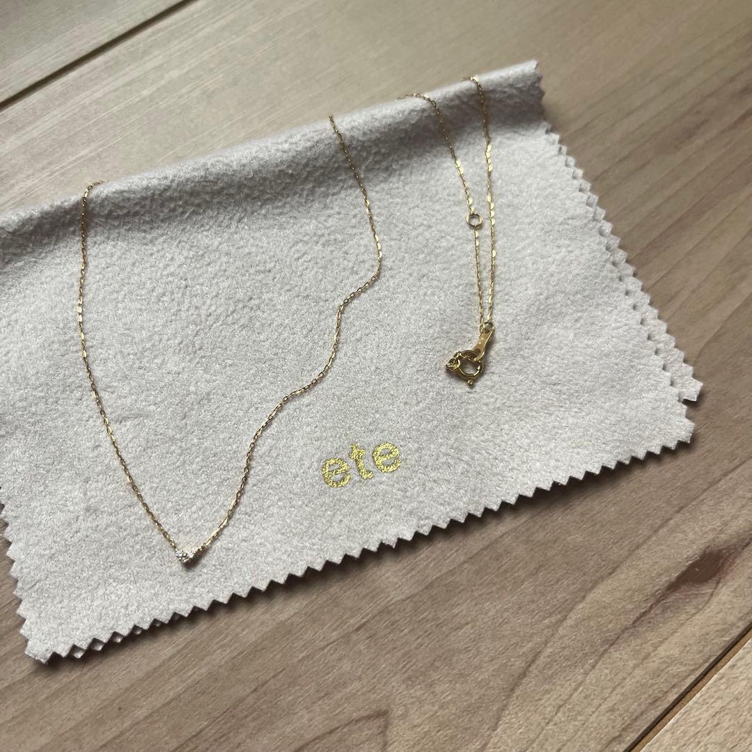 【raizo様限定】ete K18YG ダイヤモンド ネックレス