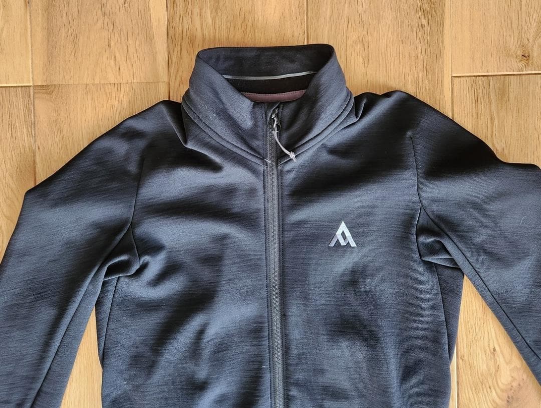 7mesh ウール混　長袖ジャージ　黒　XSサイズ