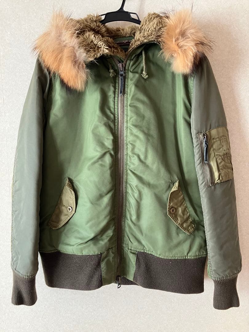 heritage stone フライトジャケットN-2B ミリタリージャケット