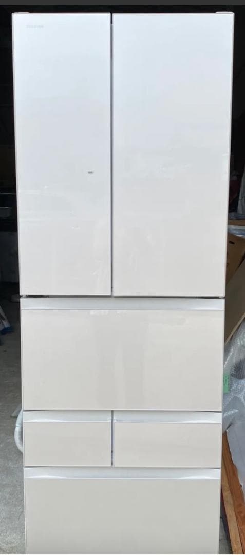 東芝 ノンフロン冷凍冷蔵庫 GR-R460FH(EC) 2019年製　462L