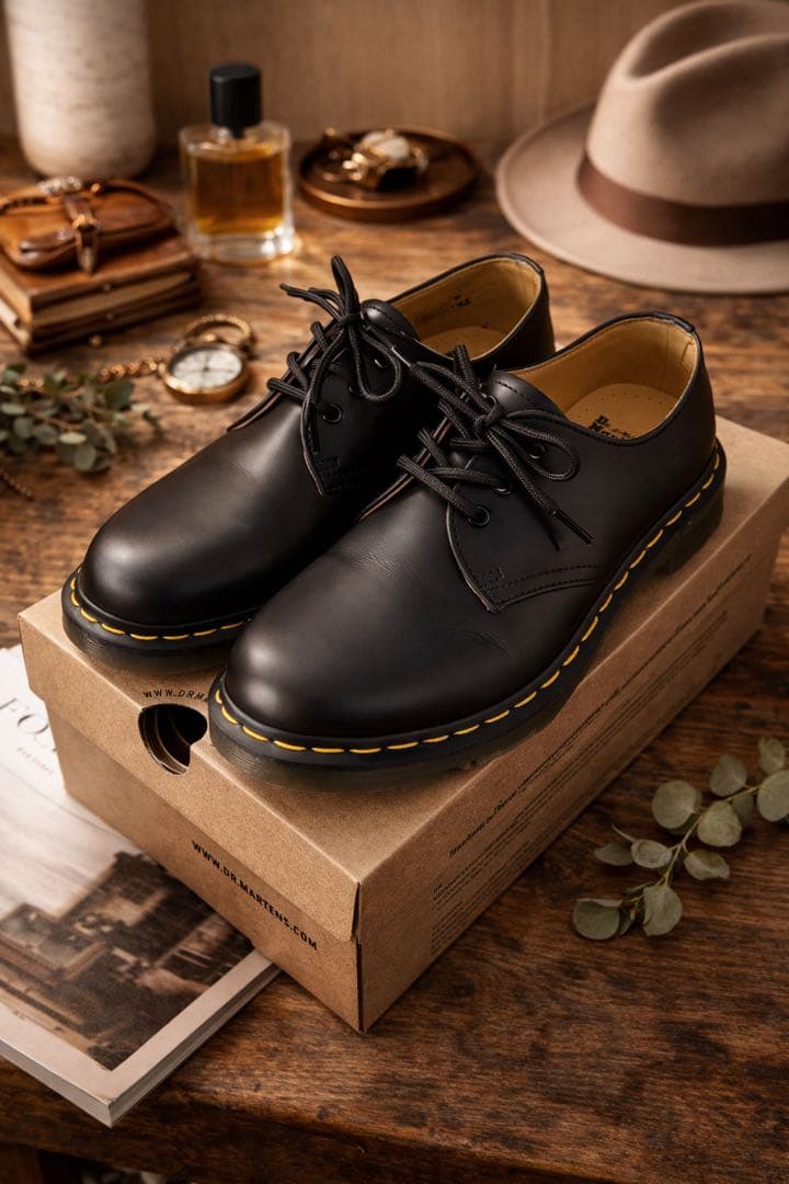 Dr. Martens 1461 ブラック 3ホールシューズ