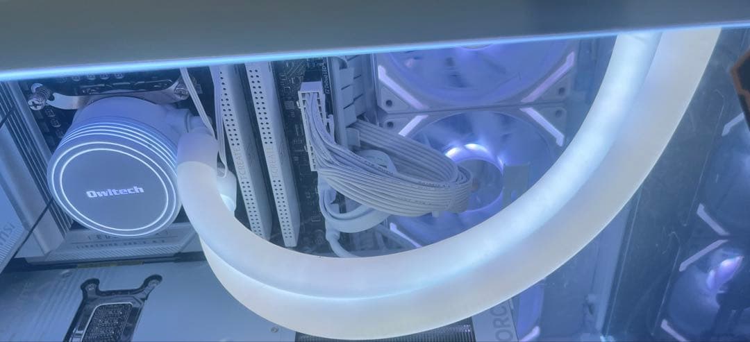 オウルテック 簡易水冷CPUクーラー ARGB