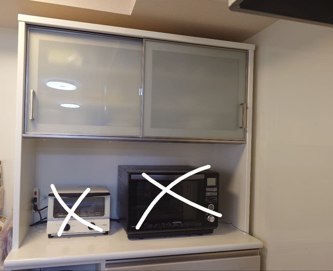 ニトリ　キッチンボード　ポスティア　幅120cm