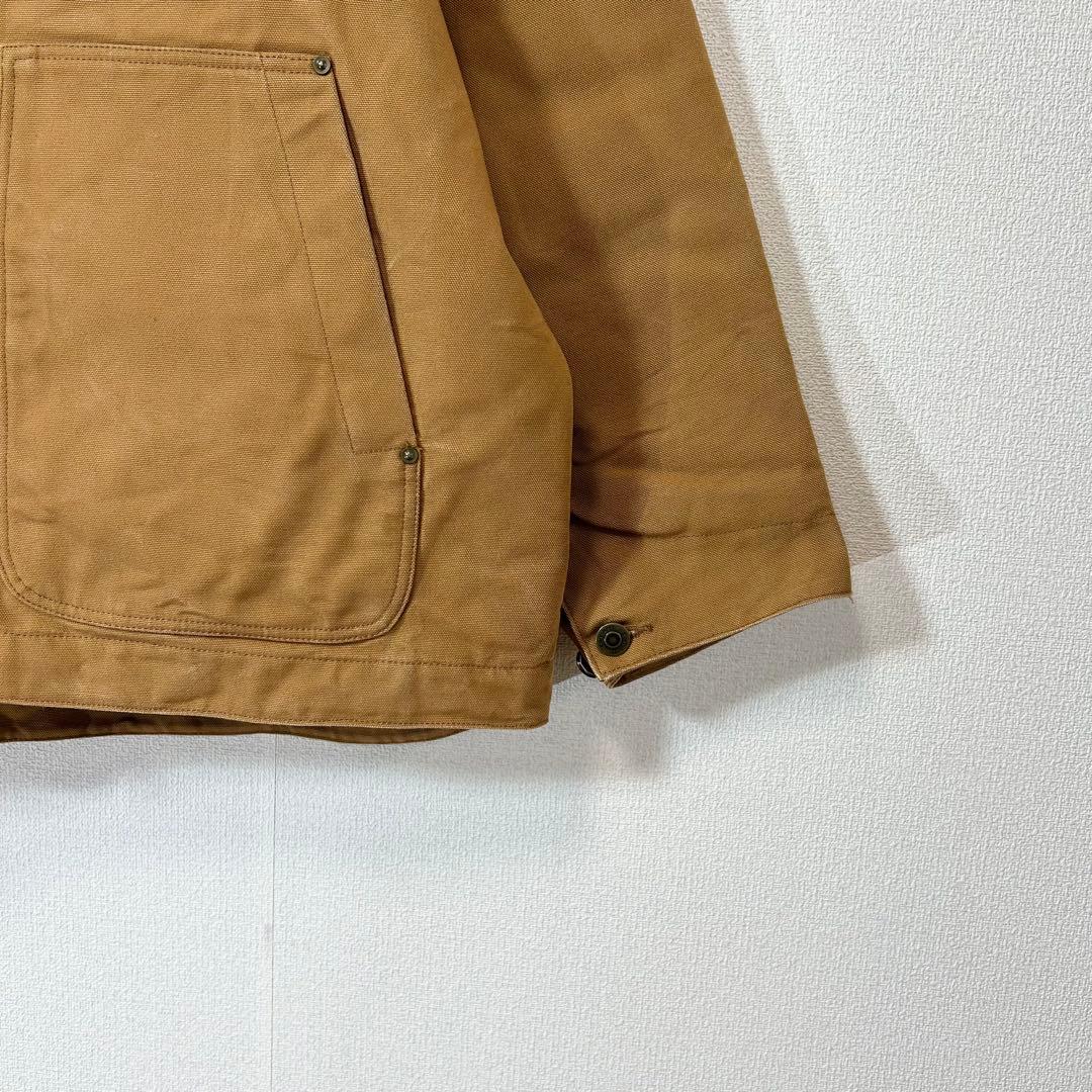 カーハートチョアコートC1093フルスウィング茶キャメルロゴ3XL大アメリカ古着