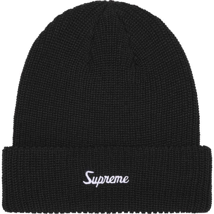 Supreme Loose Gauge Beanie オンライン購入 ブラック