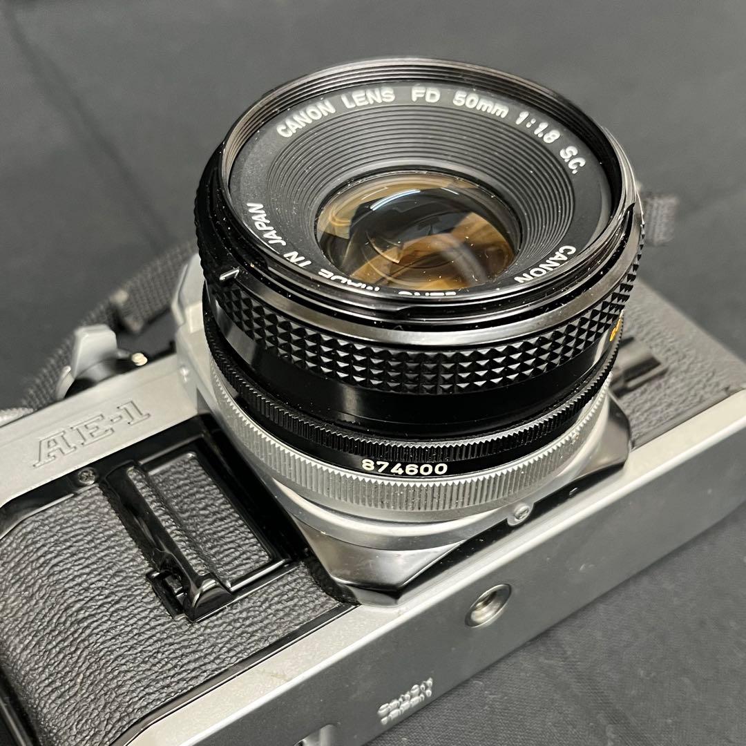【T】Canon AE-1 フィルムカメラ　ジャンク品