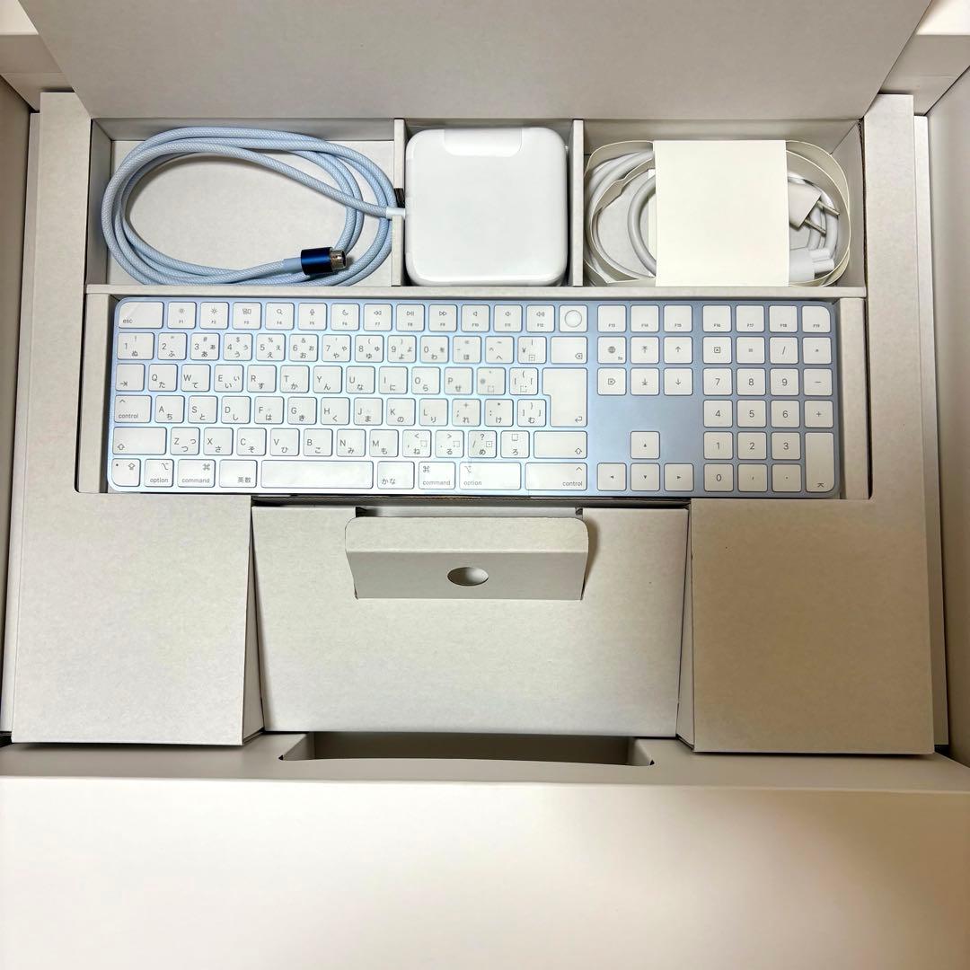 【最終価格‼️】 iMac M1 〈1TB〉8GB 24インチ　テンキー付　ブルー