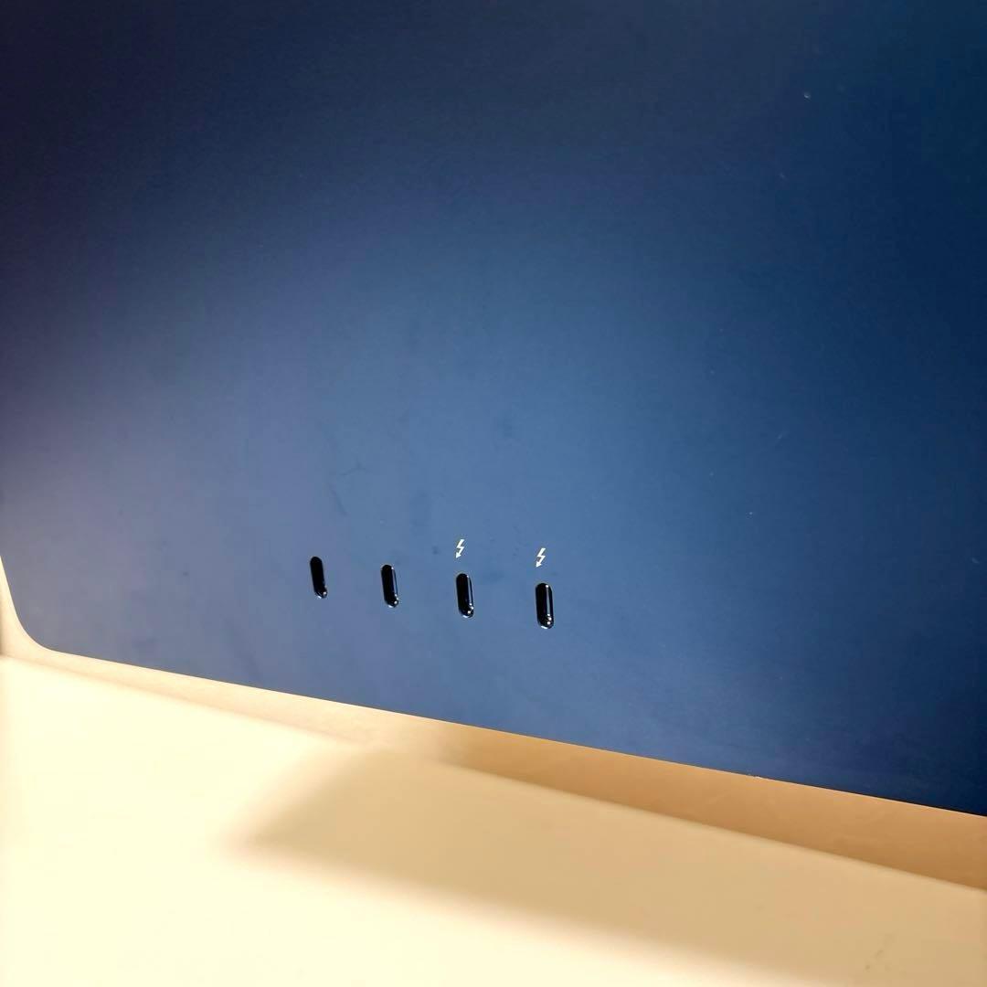 【最終価格‼️】 iMac M1 〈1TB〉8GB 24インチ　テンキー付　ブルー