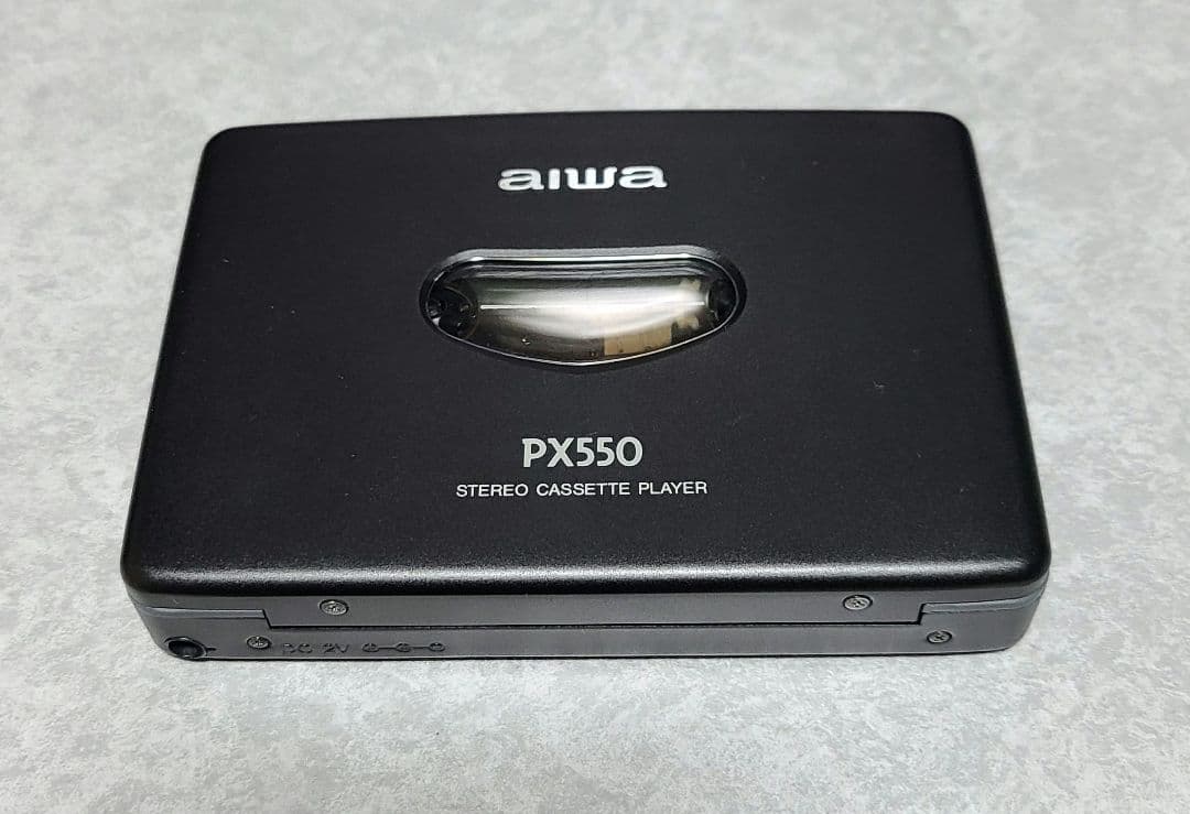 aiwa カセットプレーヤー HS-PX550 整備品＆専用充電池PB-S5
